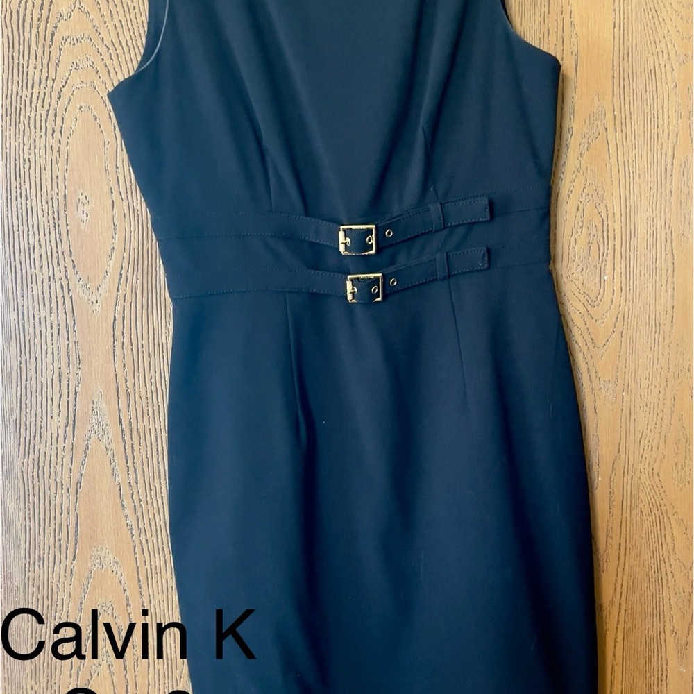 Calvin Klein Black Midi Dress